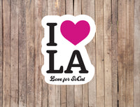 Thumbnail for I Love LA Fundraiser Sticker to Benefit LA Wildfire Relief Efforts