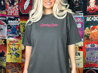 Thumbnail for Dancing Queen Disco Ball Cherry Oversized T Shirt