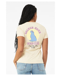 Thumbnail for Golden Hour Beach Club Golden Retriever T Shirt