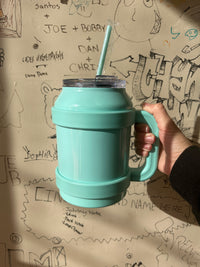 Thumbnail for 50 oz Stainless Steel Tumbler with Handle and Matching Straw