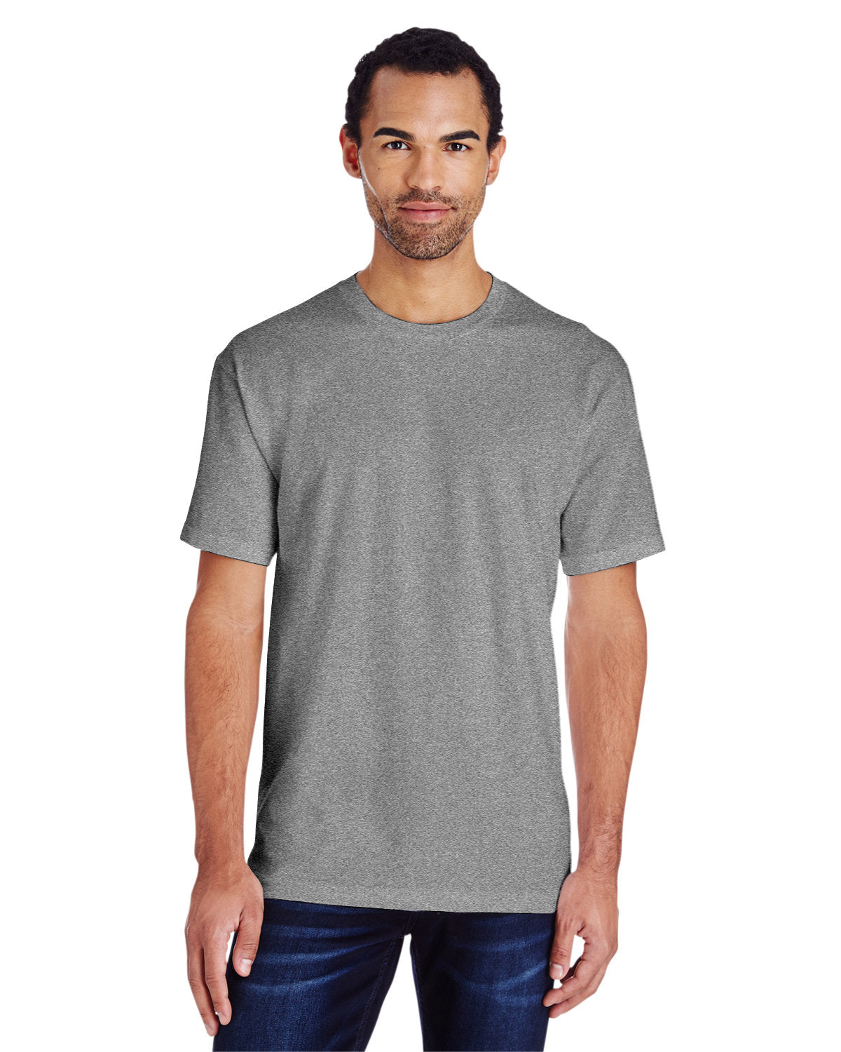 Heather Gray Short Sleeve Multipack Men 's T Shirts