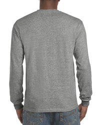 Thumbnail for Heather Gray Long Sleeve Multipack Men 's T Shirts