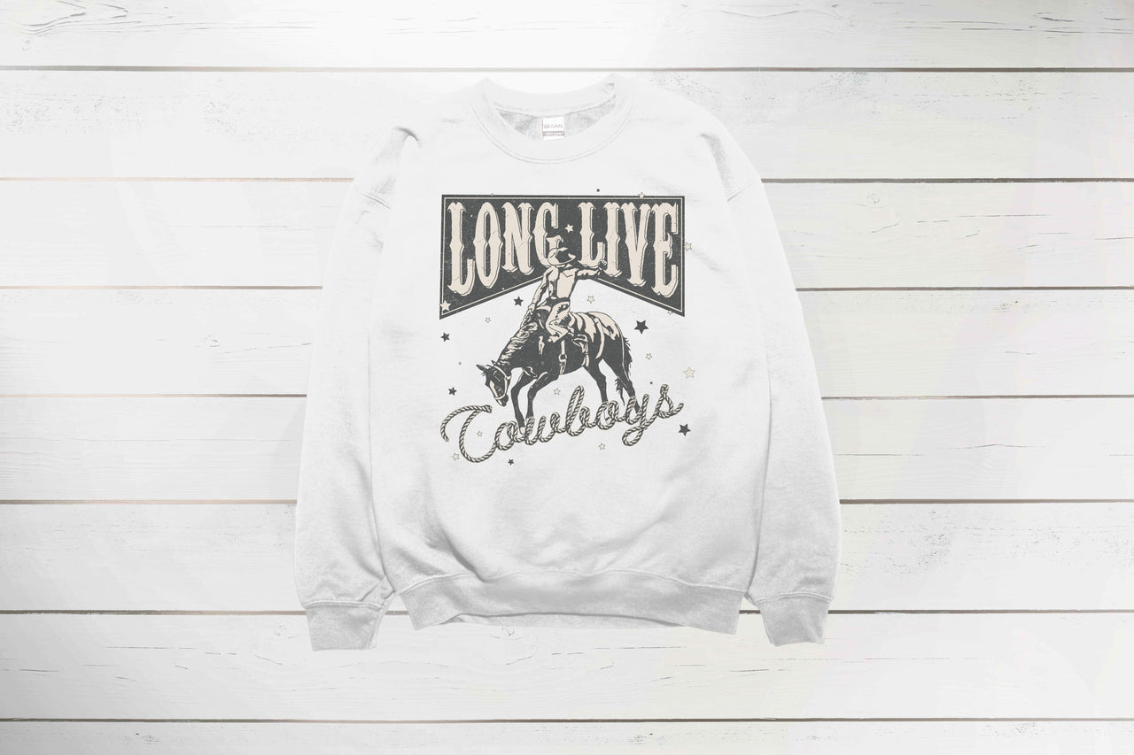 Long Live Cowboys Crewneck Sweatshirt
