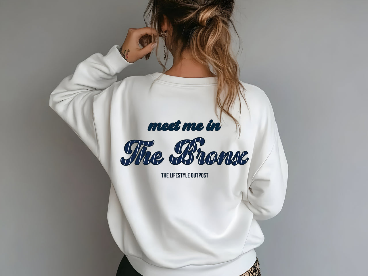 Meet me in the Bronx Baseball Crewneck sweatshirt