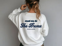 Thumbnail for Meet me in the Bronx Baseball Crewneck sweatshirt