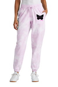 Thumbnail for Single Moms Making Moves Licensed Cloud Tie Dye Sweatpants
