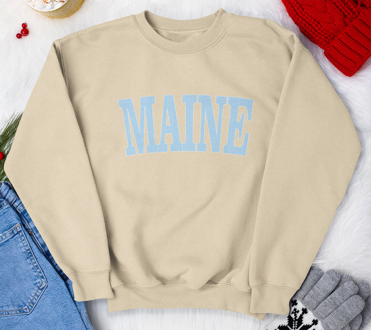 Maine Crewneck Sweatshirt