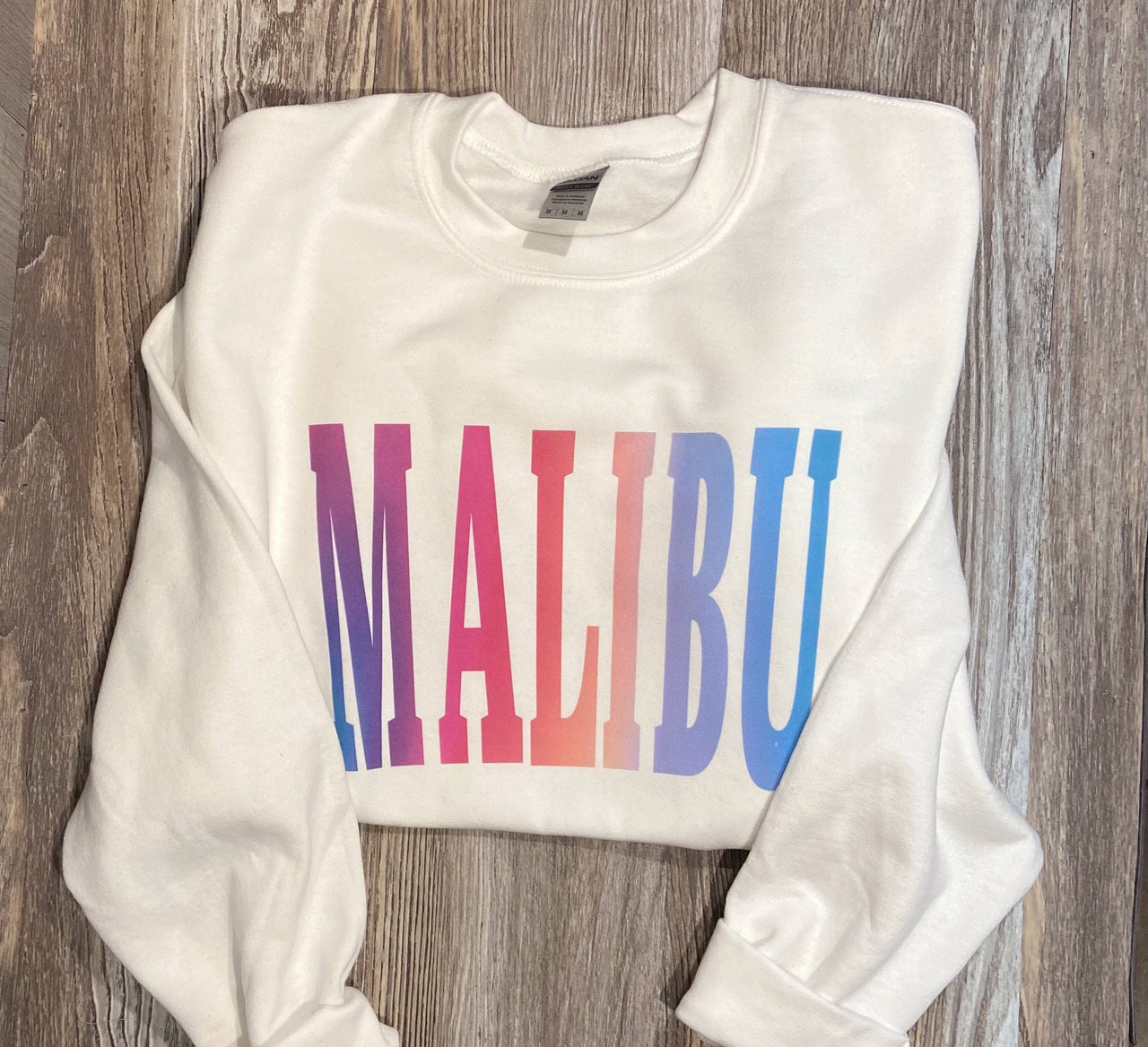 Malibu Ombre Crewneck Sweatshirt