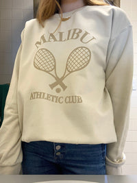 Thumbnail for Malibu Athletic Club Crewneck Sweatshirt